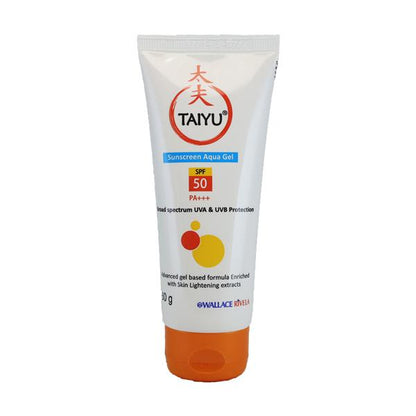 Taiyu Spf50 Pa+++ Sunscreen Aqua Gel(Topical) 60gm - Global Surgicals