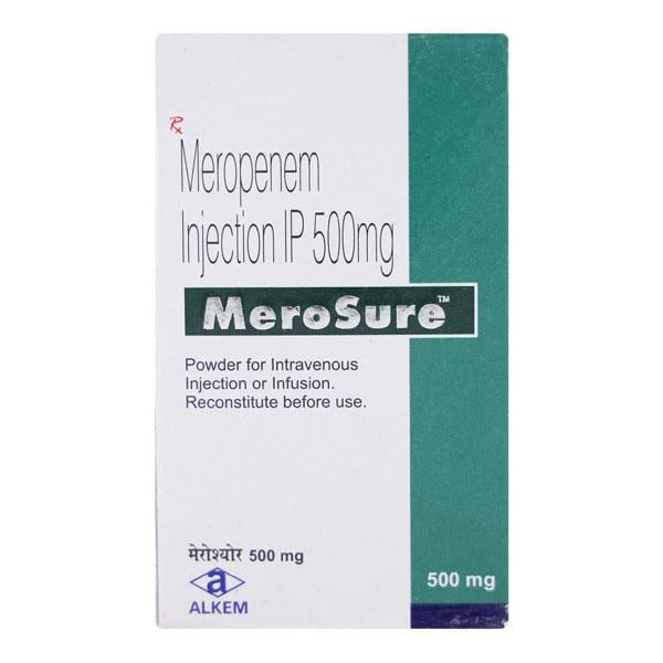 Merosure 500mg Injection 1's