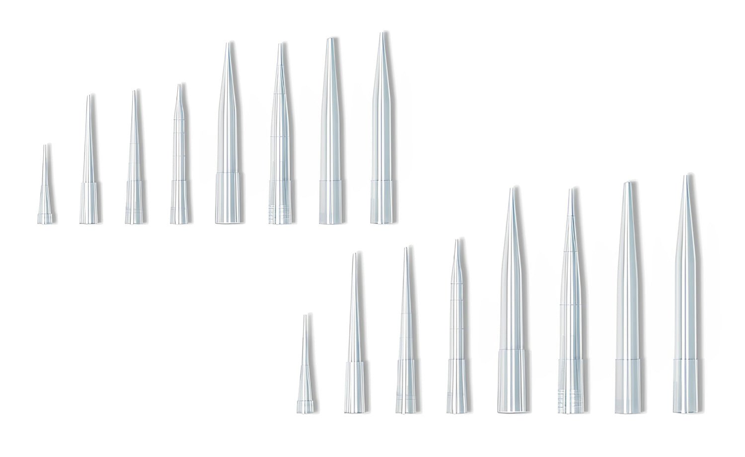 Tarsons Racked Graduated PP Autoclavable Radiation Sterile Micropipette Tip - Global Surgicals