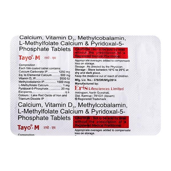TAYO M Tablet 10's - Global Surgicals