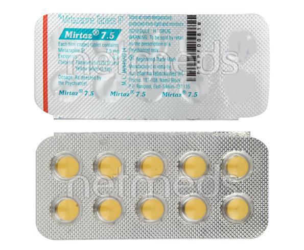 Mirtaz 7.5mg Tablet 10'S
