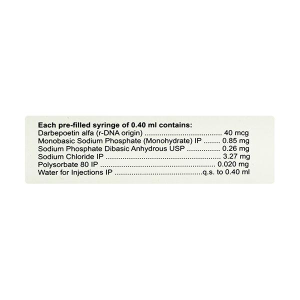 Juvobin 40mcg Injection(Pfs) 1'S