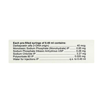 Juvobin 40mcg Injection(Pfs) 1'S