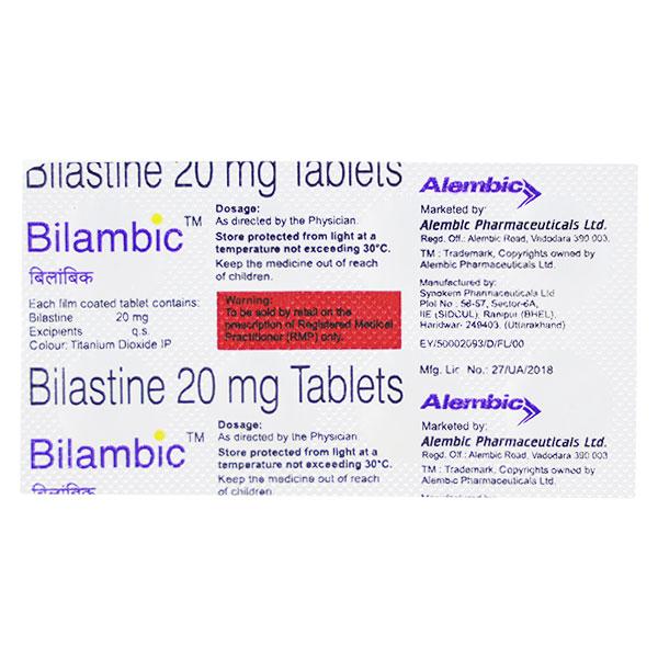 BILAMBIC 20 Tablet 10's