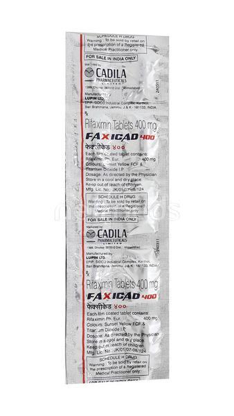 Faxicad 400mg Tablet 10'S