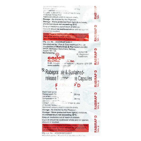 RABIRAP D Capsule 10's