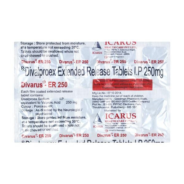 Divarus ER 250mg Tablet 10'S