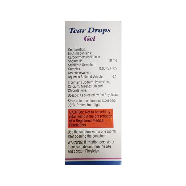 TEAR DROPS 1% Gel 10ml - Global Surgicals