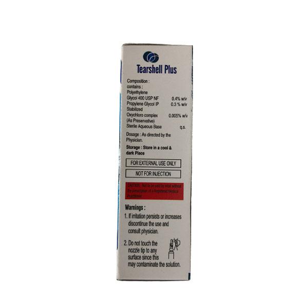 TEARSHELL PLUS Eye Drops 10ml - Global Surgicals