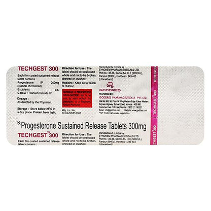 TECHGEST 300mg Tablet 10's - Global Surgicals