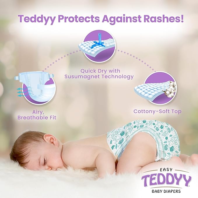 Teddyy Easy Newborn Baby Diapers - Global Surgicals