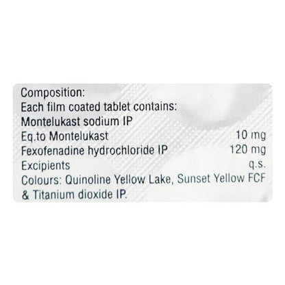 TELEKAST F Tablet 15's - Global Surgicals