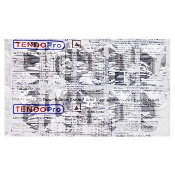 Tendopro Capsule 10'S - Global Surgicals