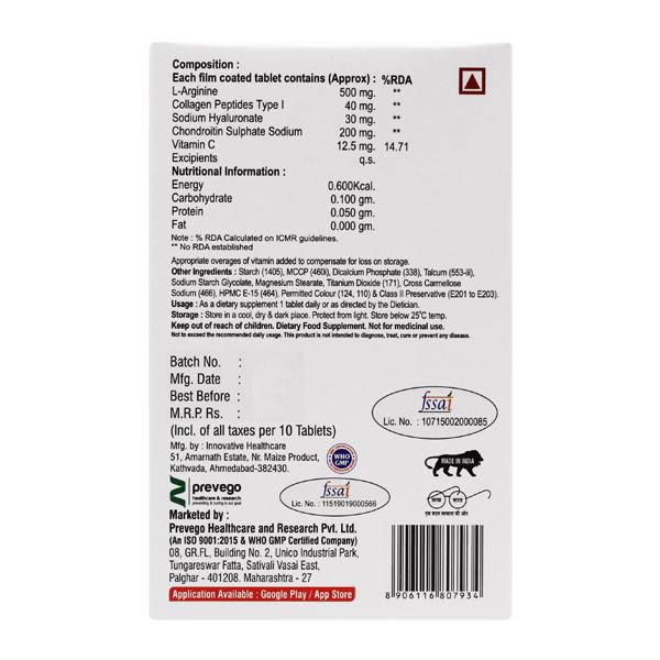 TENDOVEIN FORTE Tablet 10's - Global Surgicals
