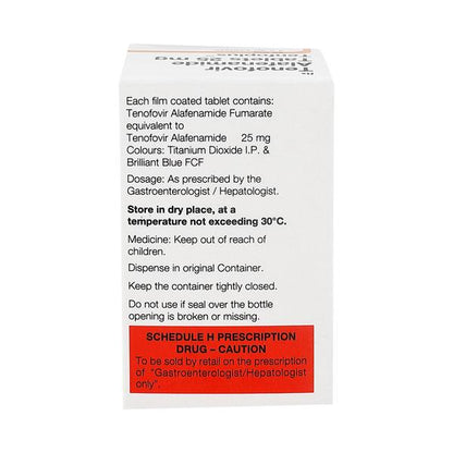 TENFOPLUS 25mg Tablet 30's - Global Surgicals