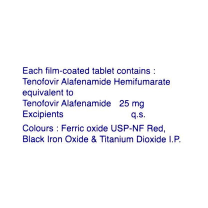 Tenocruz Af 25Mg Tablet 30's - Global Surgicals
