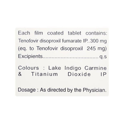 Tenof 300mg Tablet 30'S - Global Surgicals