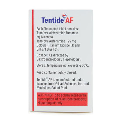Tentide AF 25mg Tablet 30'S - Global Surgicals