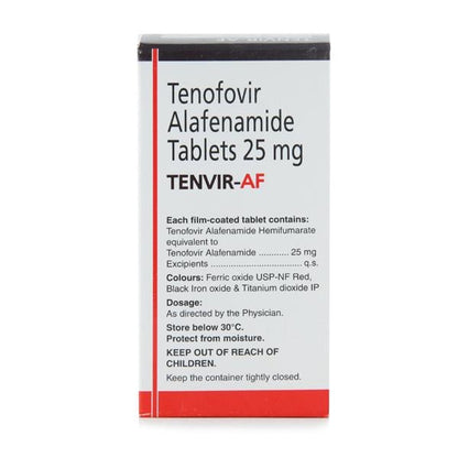 Tenvir AF 25mg Tablet 30'S - Global Surgicals