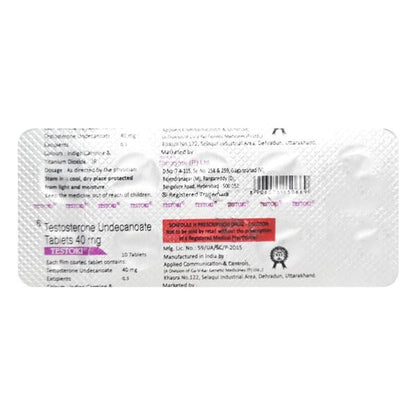 Testoki 40mg Tablet 10'S - Global Surgicals