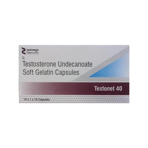 TESTONET 40 Capsule 10's - Global Surgicals