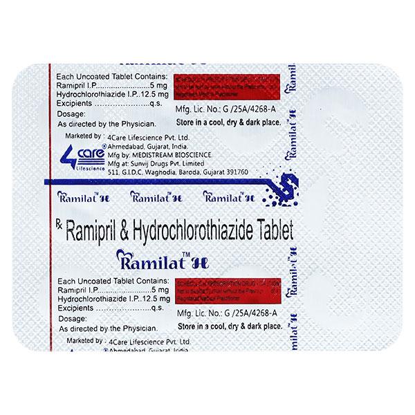 RAMILAT H 5mg Tablet 10's