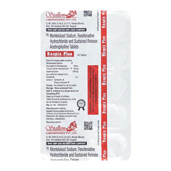 RESPIZ PLUS Tablet 10's