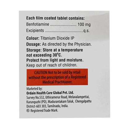 THIAMIN Tablet 15's - Global Surgicals