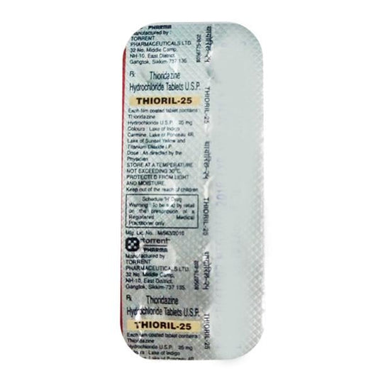 Thioril 25mg Tablet 10'S - Global Surgicals