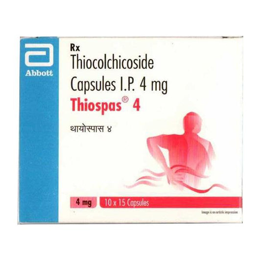 THIOSPAS 4 Capsule 15's - Global Surgicals