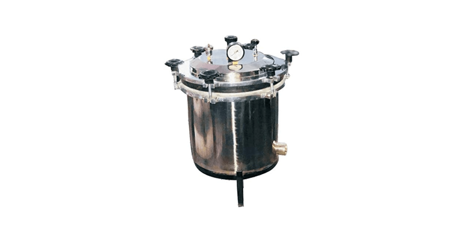 Thymol Cooker Type Powder Coated with Timer Autoclave - Global Surgicals
