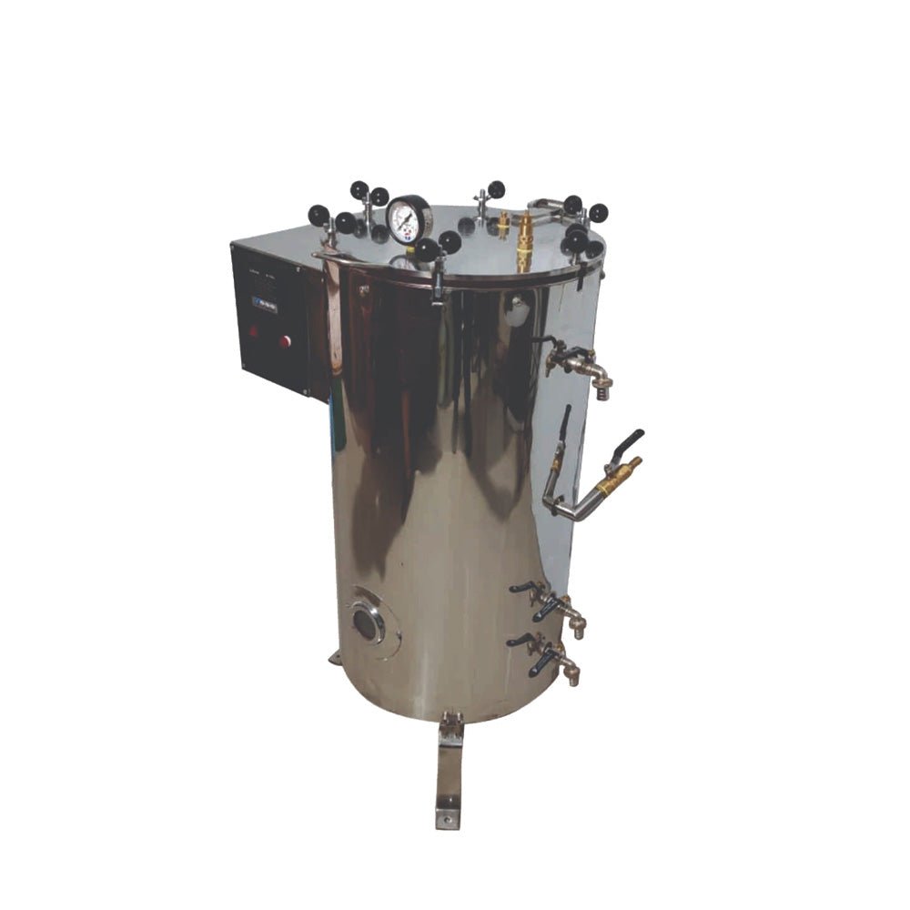 Thymol Vertical Triple Walled High Pressure Wing Nut Autoclave - Global Surgicals
