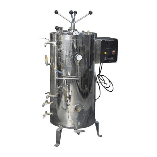 Thymol Vertical Triple Walled Radial Locking Autoclave - Global Surgicals