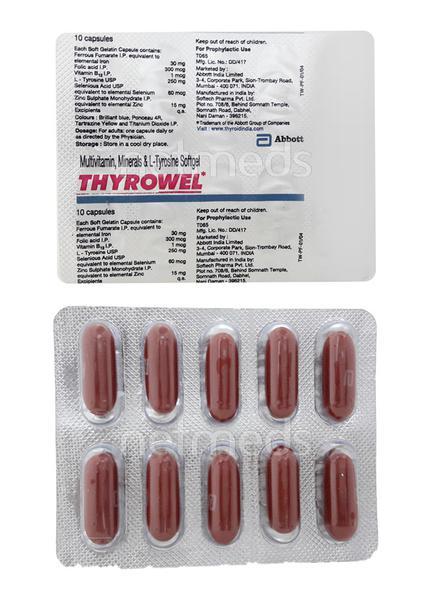 Thyrowel Capsule 10'S - Global Surgicals