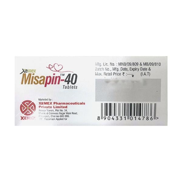 MISAPIN 40 Tablet 15's