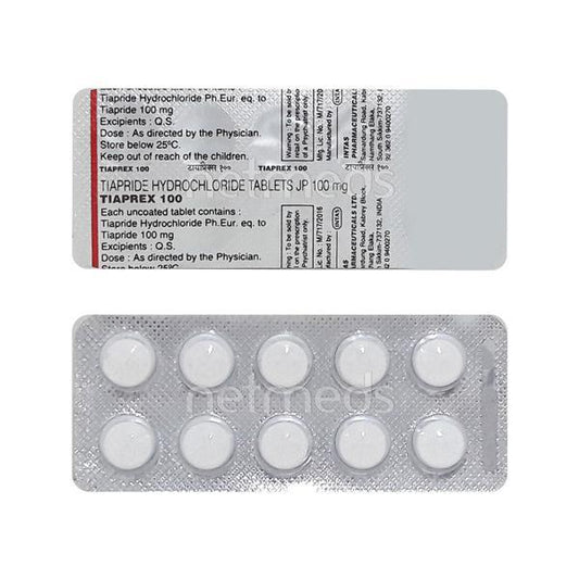 Tiaprex 100mg Tablet 10'S - Global Surgicals