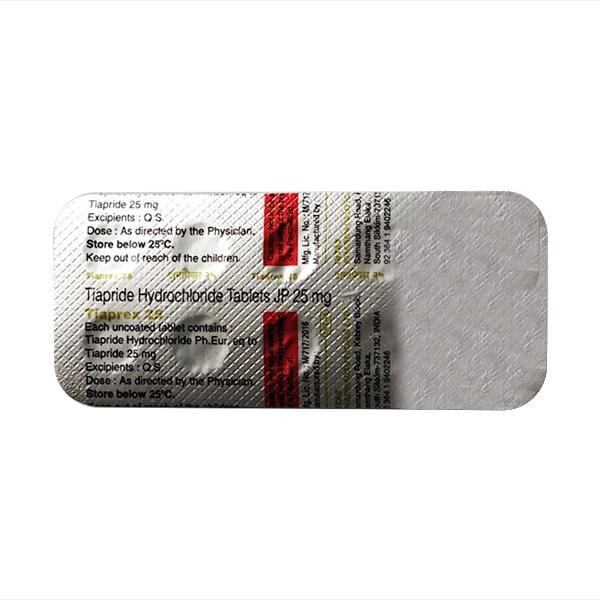 Tiaprex 25mg Tablet 10'S - Global Surgicals