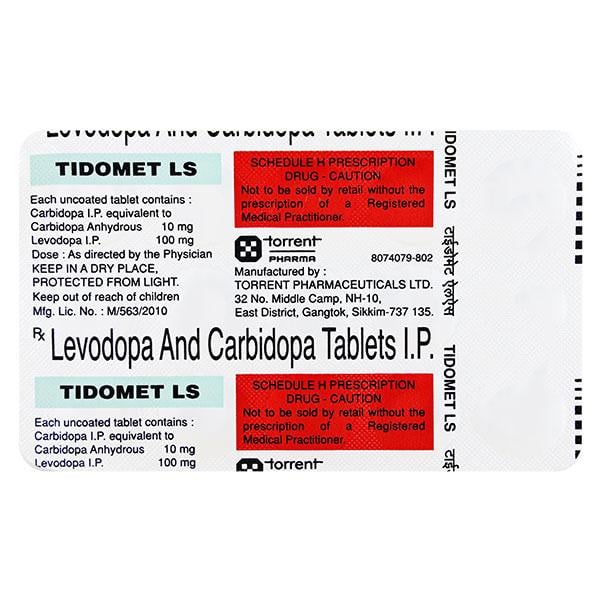 TIDOMET LS Tablet 15's - Global Surgicals