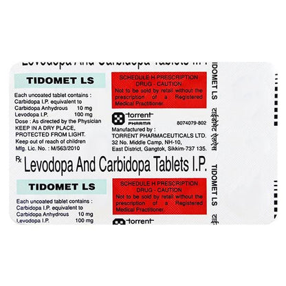 TIDOMET LS Tablet 15's - Global Surgicals