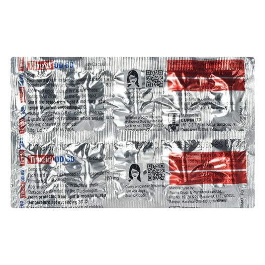 TIMZID OD 80 Capsule 10's - Global Surgicals