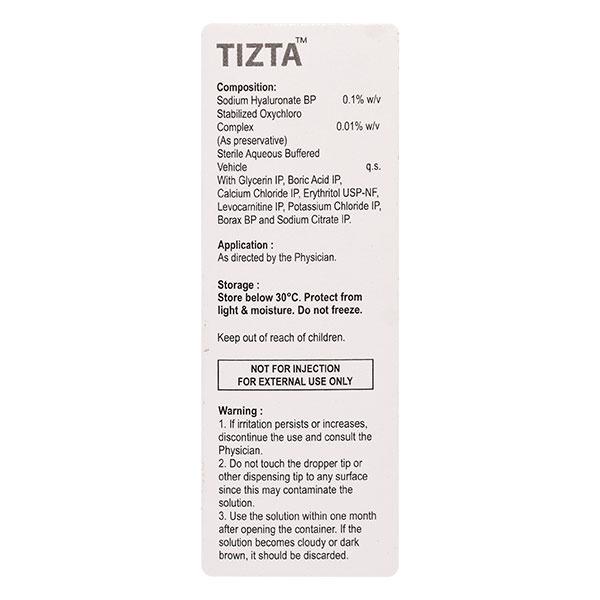 TIZTA Eye Drops 10ml - Global Surgicals