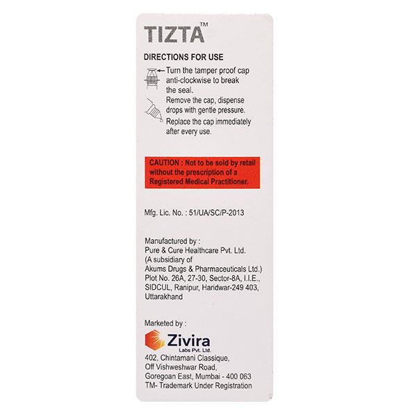 TIZTA Eye Drops 10ml - Global Surgicals