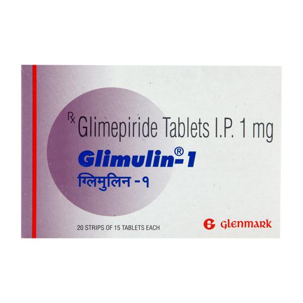 Glimulin 1mg Tablet 15'S
