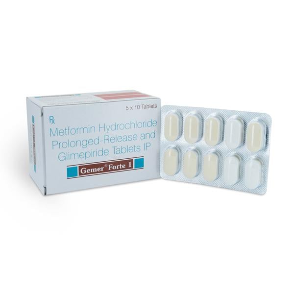 Gemer Forte 1mg Tablet 10'S