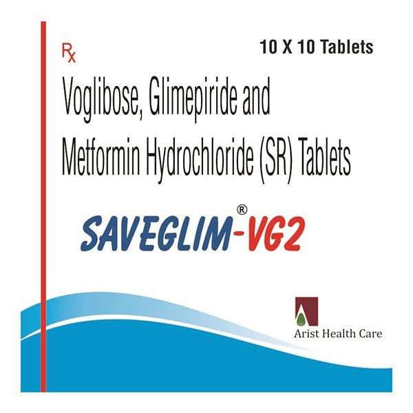 SAVEGLIM VG 2mg Tablet 10's