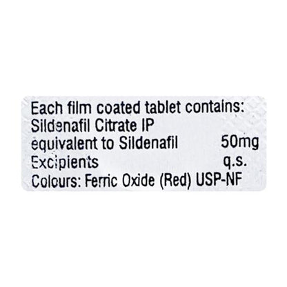 Caverta 50mg Tablet 4'S