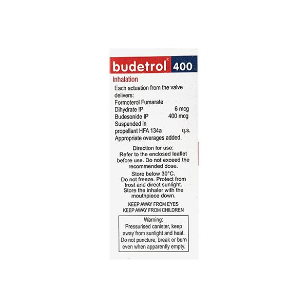 Budetrol 400 Inhaler 120md 1's