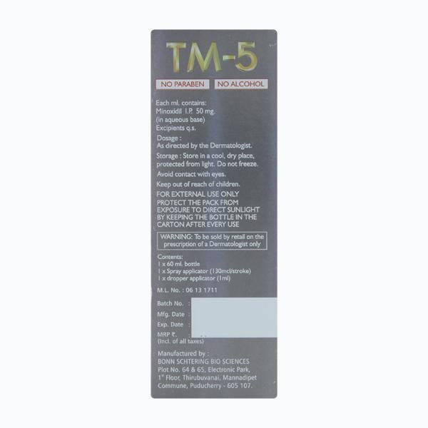 TM 5 TOPICAL SOLUTION 60ml - Global Surgicals