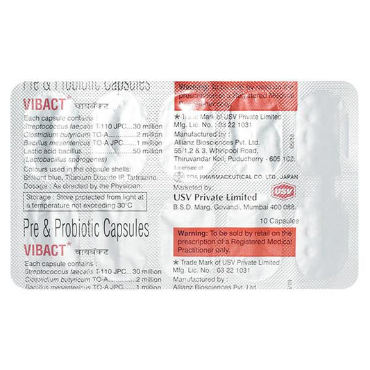 Vibact Capsule 10'S
