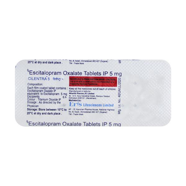 Cilentra 5mg Tablet 10'S